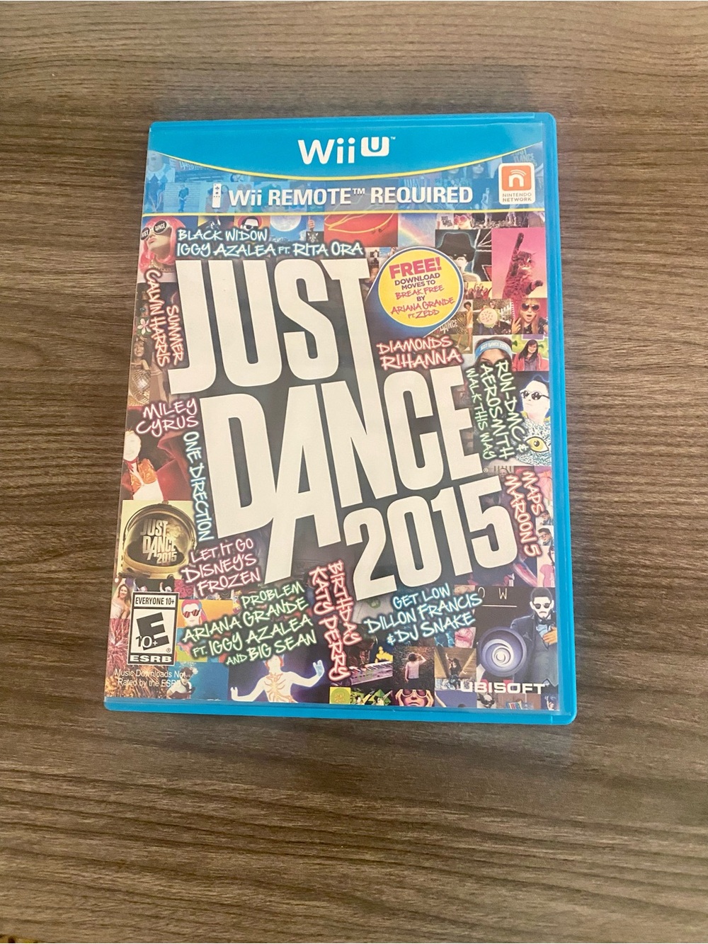 Just Dance 2015 Wii U Game - Blue Case